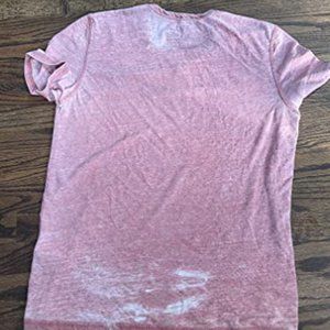Lucky Brand Men's Venice Burnout Notch Neck Tee Shirt
